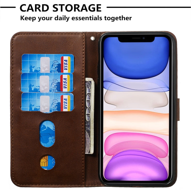For iPhone 11 Zipper Horizontal Flip Leather Case with Wallet & Holder & Card Slots
