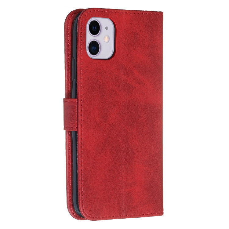 For iPhone 11 Zipper Horizontal Flip Leather Case with Wallet & Holder & Card Slots