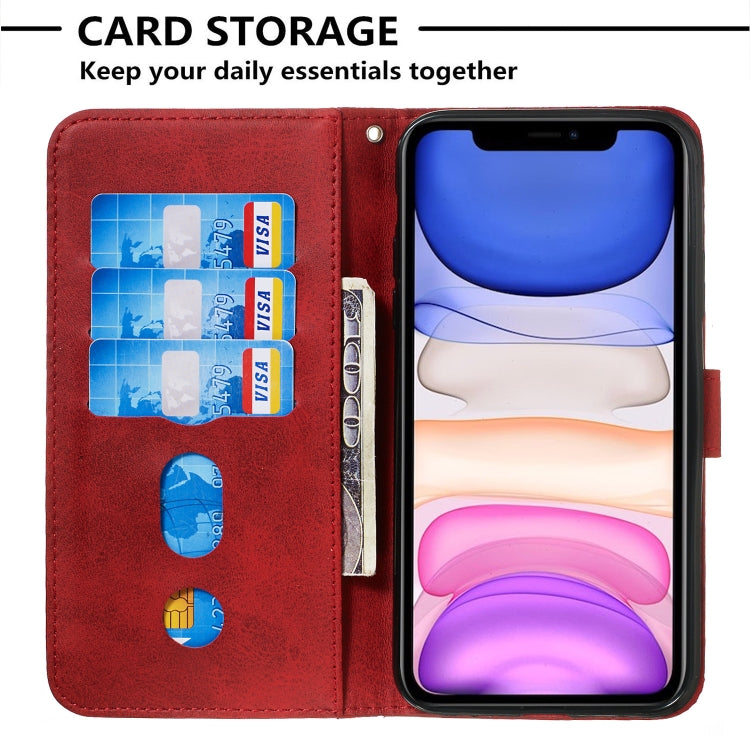 For iPhone 11 Zipper Horizontal Flip Leather Case with Wallet & Holder & Card Slots
