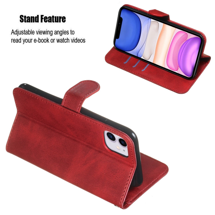 For iPhone 11 Zipper Horizontal Flip Leather Case with Wallet & Holder & Card Slots