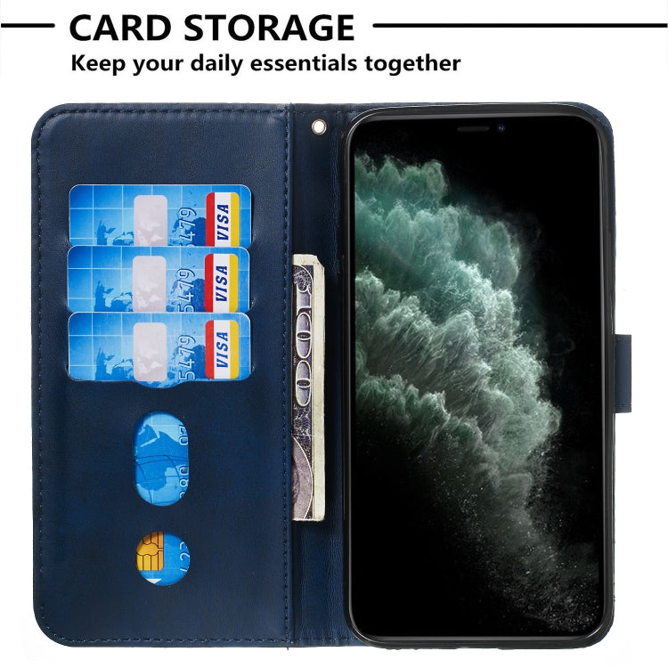 For iPhone 11 Pro Max Zipper Horizontal Flip Leather Case with Wallet & Holder & Card Slots
