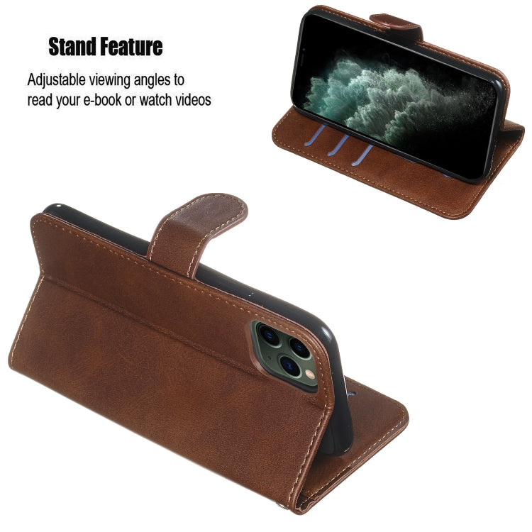For iPhone 11 Pro Max Zipper Horizontal Flip Leather Case with Wallet & Holder & Card Slots