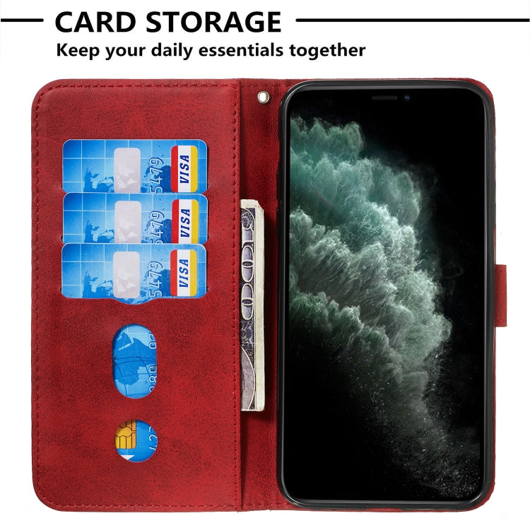 For iPhone 11 Pro Max Zipper Horizontal Flip Leather Case with Wallet & Holder & Card Slots
