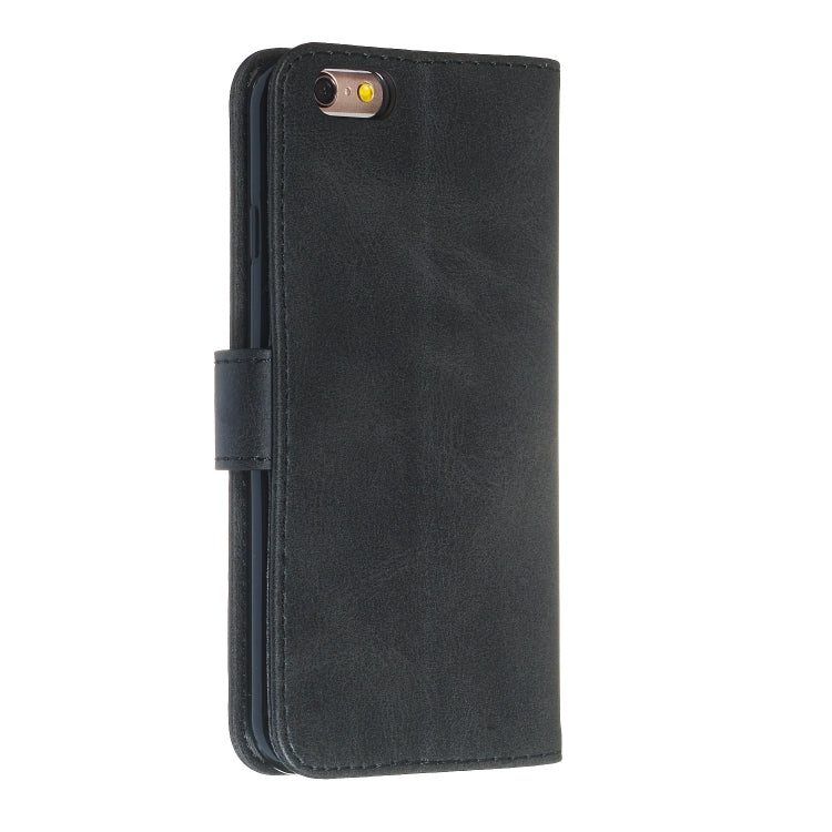 For iPhone 6s / 6 Zipper Horizontal Flip Leather Case with Wallet & Holder & Card Slots