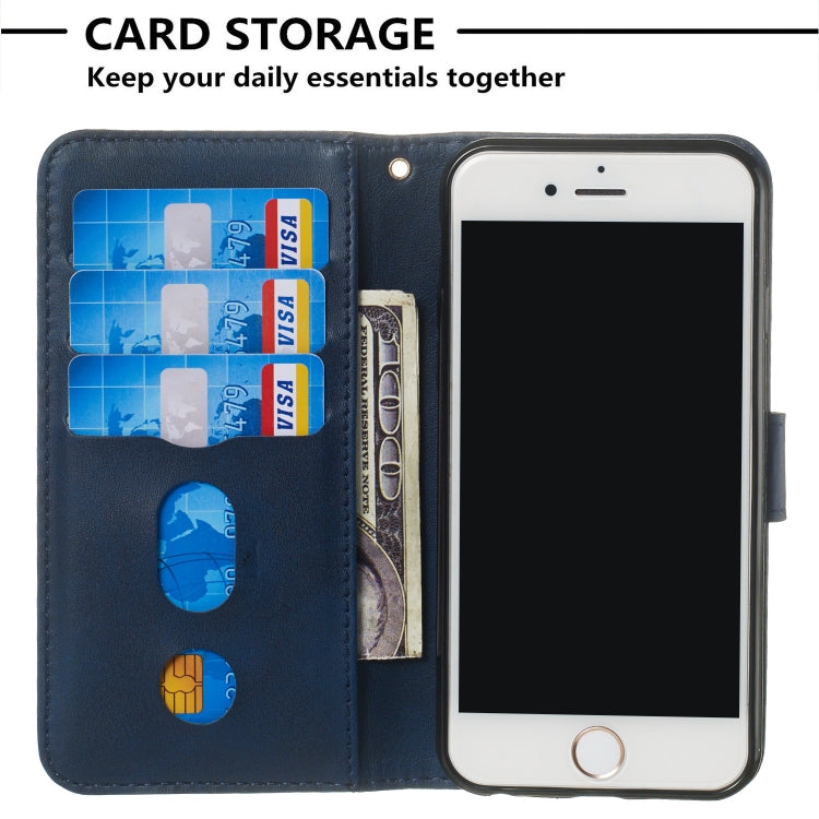 For iPhone 6s / 6 Zipper Horizontal Flip Leather Case with Wallet & Holder & Card Slots