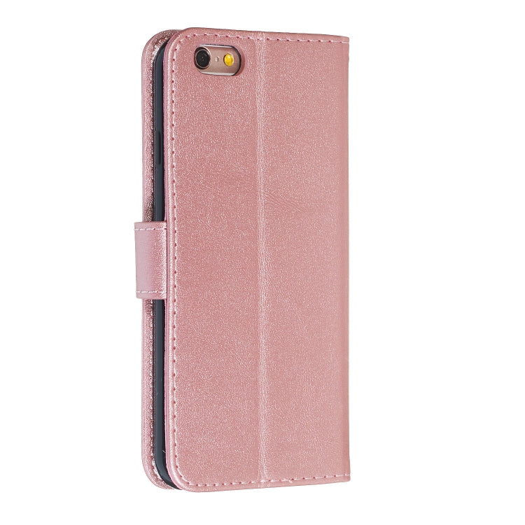 For iPhone 6s / 6 Zipper Horizontal Flip Leather Case with Wallet & Holder & Card Slots