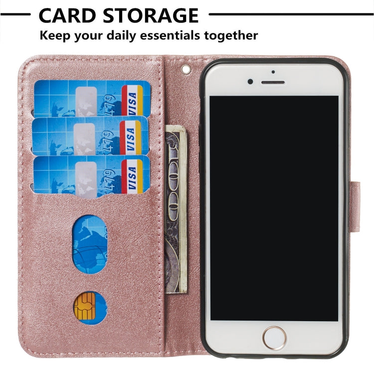 For iPhone 6s / 6 Zipper Horizontal Flip Leather Case with Wallet & Holder & Card Slots