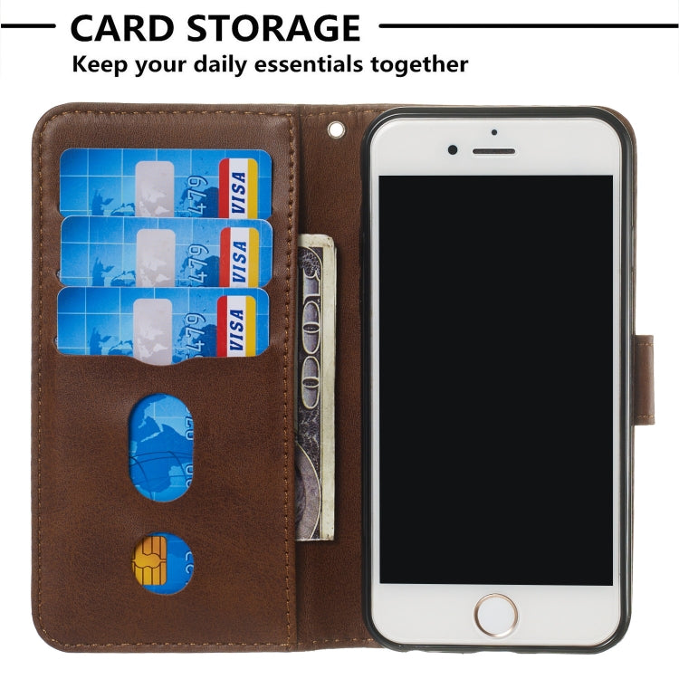 For iPhone 6s / 6 Zipper Horizontal Flip Leather Case with Wallet & Holder & Card Slots