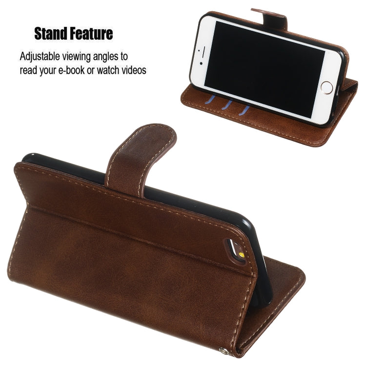 For iPhone 6s / 6 Zipper Horizontal Flip Leather Case with Wallet & Holder & Card Slots