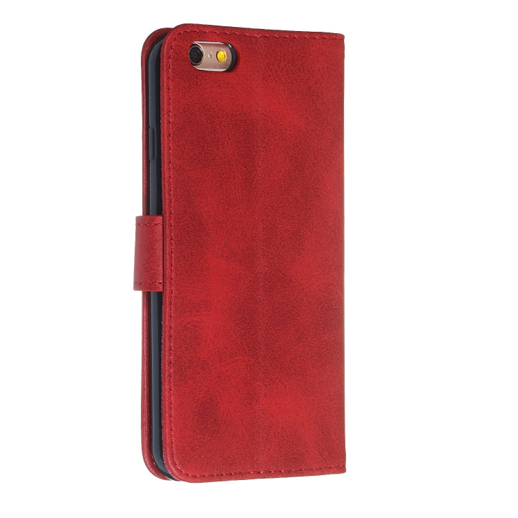 For iPhone 6s / 6 Zipper Horizontal Flip Leather Case with Wallet & Holder & Card Slots