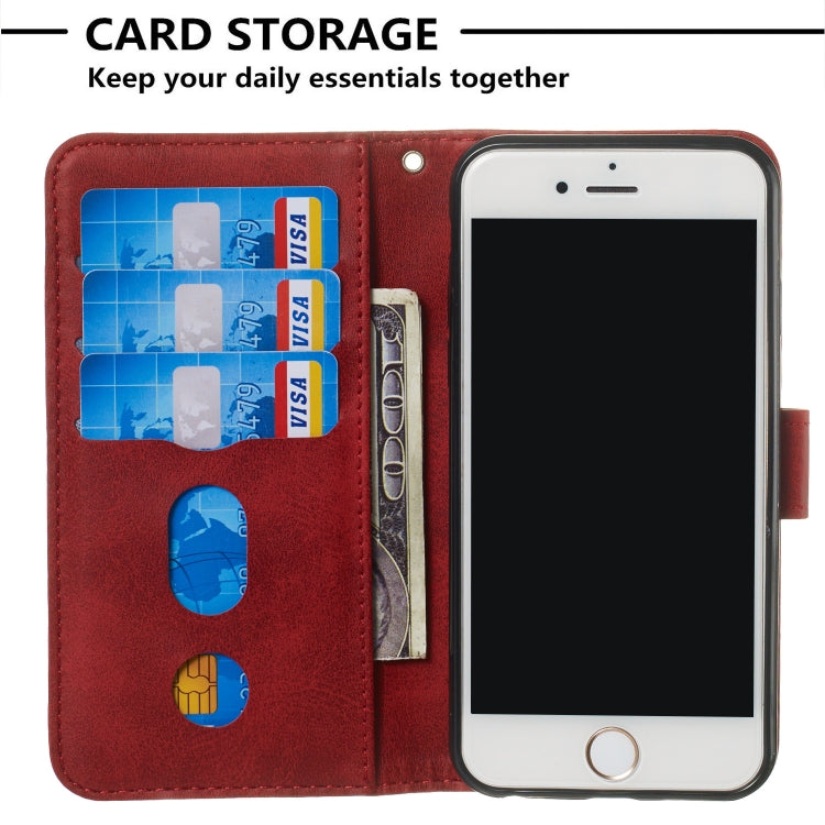 For iPhone 6s / 6 Zipper Horizontal Flip Leather Case with Wallet & Holder & Card Slots