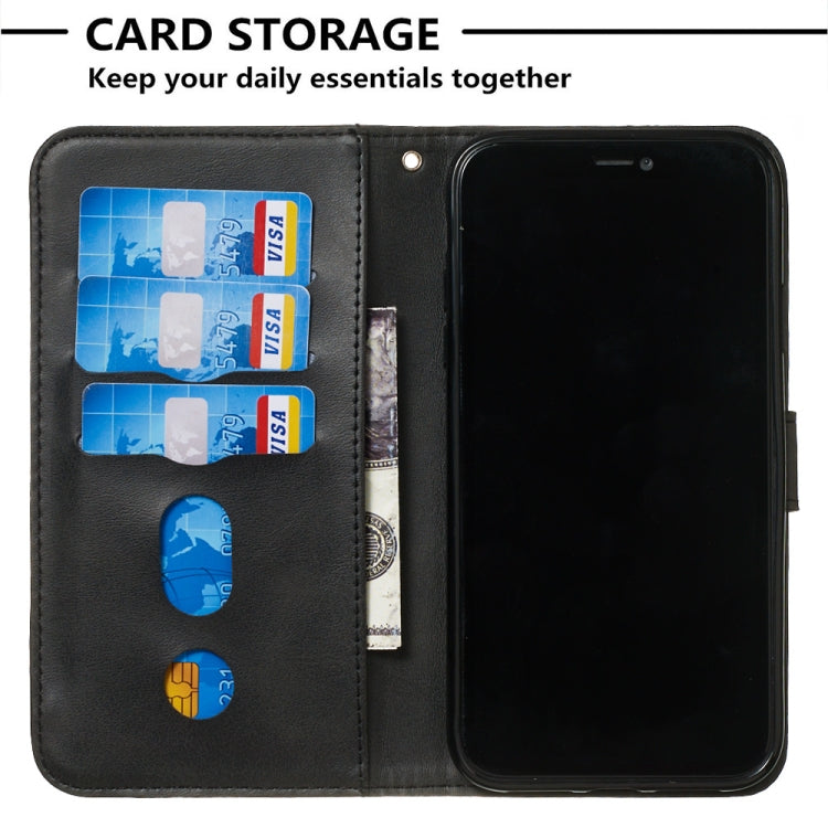 For iPhone XR Zipper Horizontal Flip Leather Case with Wallet & Holder & Card Slots