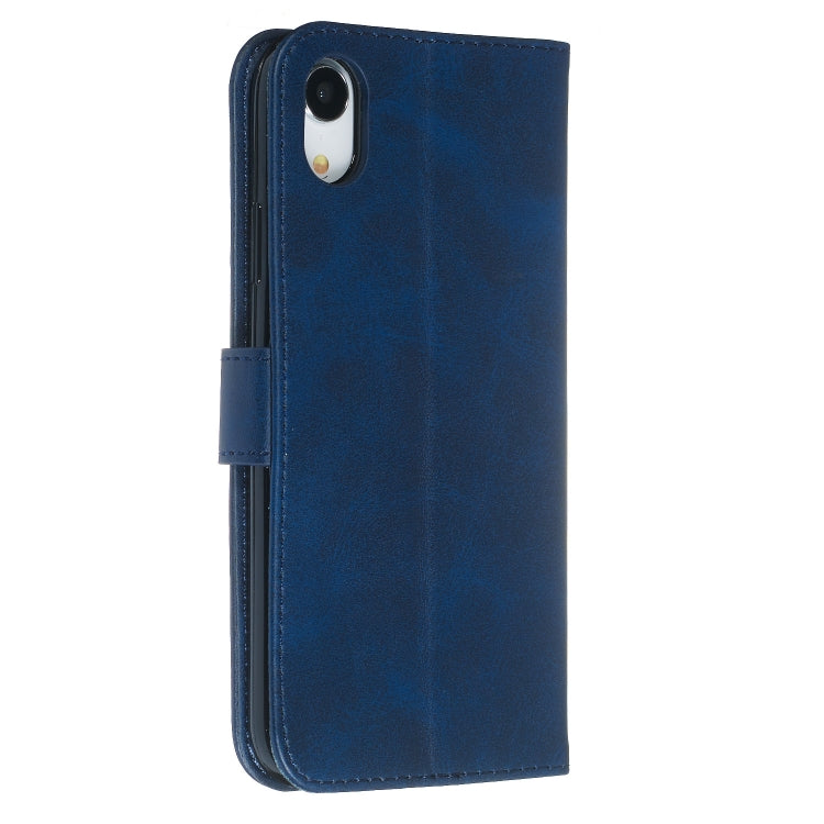 For iPhone XR Zipper Horizontal Flip Leather Case with Wallet & Holder & Card Slots