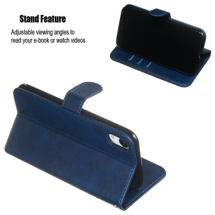 For iPhone XR Zipper Horizontal Flip Leather Case with Wallet & Holder & Card Slots