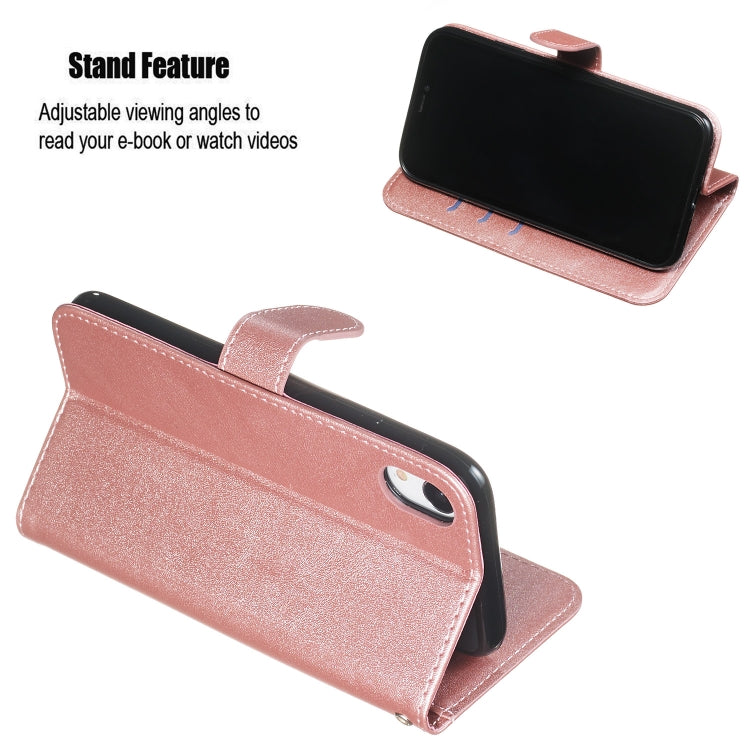 For iPhone XR Zipper Horizontal Flip Leather Case with Wallet & Holder & Card Slots