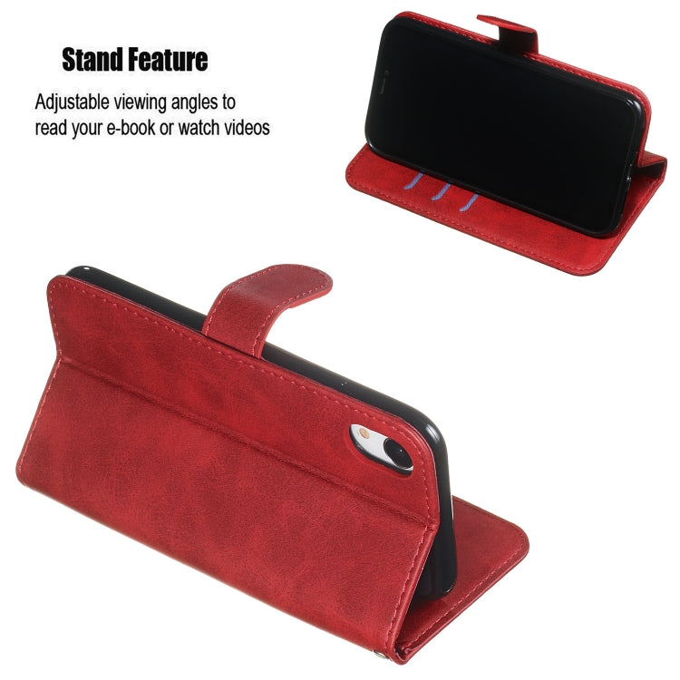 For iPhone XR Zipper Horizontal Flip Leather Case with Wallet & Holder & Card Slots