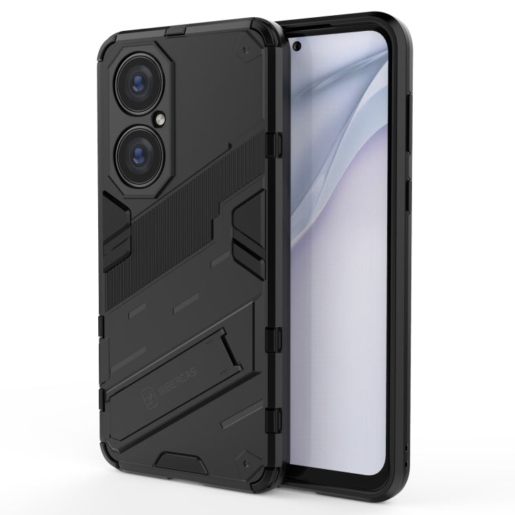 For Huawei P50 Punk Armor 2 in 1 PC + TPU Shockproof Case with Invisible Holder