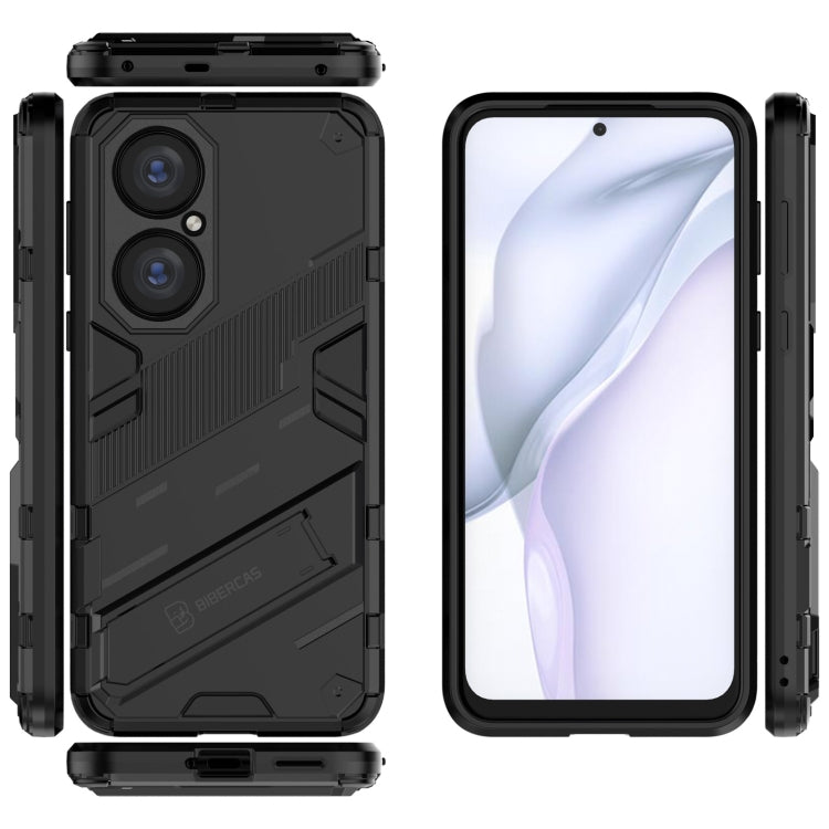 For Huawei P50 Punk Armor 2 in 1 PC + TPU Shockproof Case with Invisible Holder