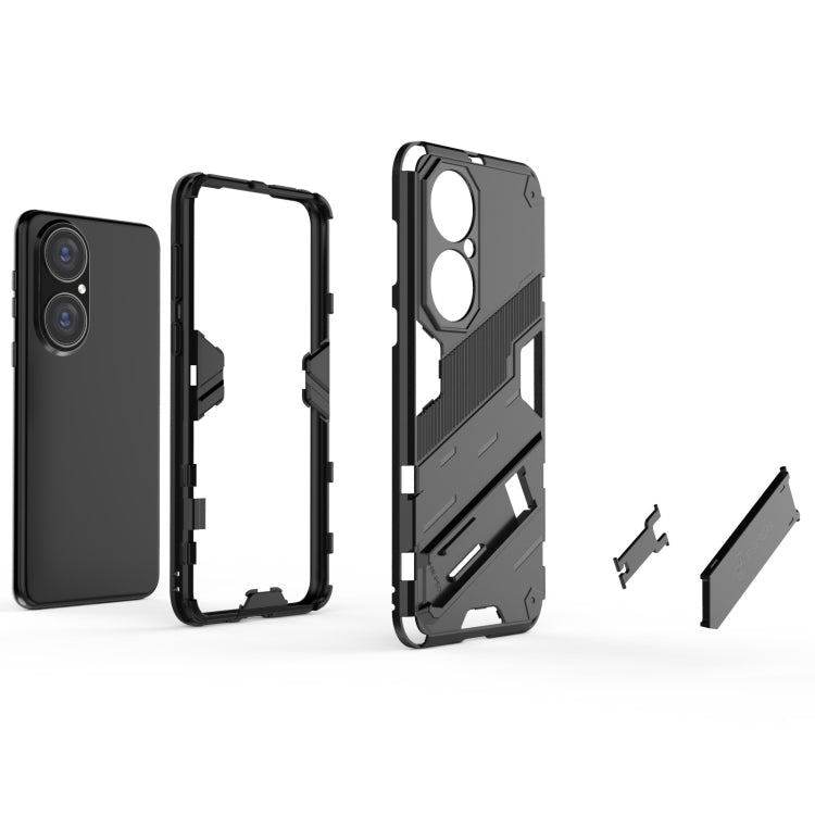 For Huawei P50 Punk Armor 2 in 1 PC + TPU Shockproof Case with Invisible Holder