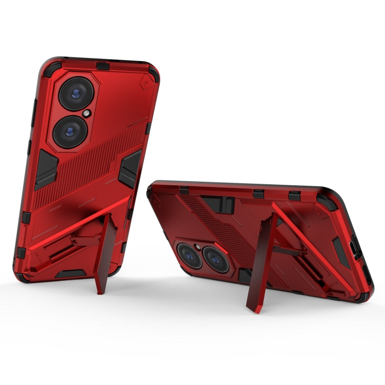 For Huawei P50 Punk Armor 2 in 1 PC + TPU Shockproof Case with Invisible Holder