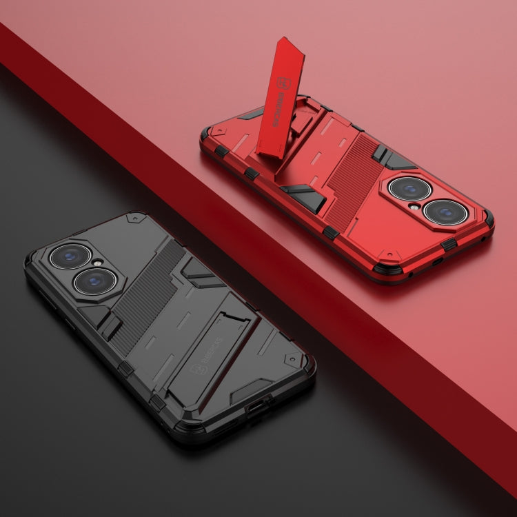 For Huawei P50 Punk Armor 2 in 1 PC + TPU Shockproof Case with Invisible Holder