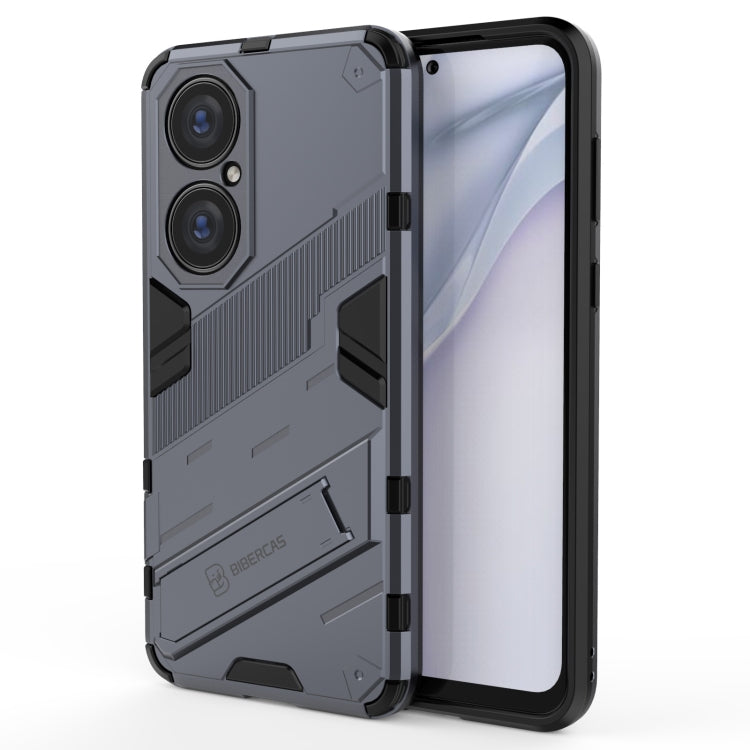 For Huawei P50 Punk Armor 2 in 1 PC + TPU Shockproof Case with Invisible Holder