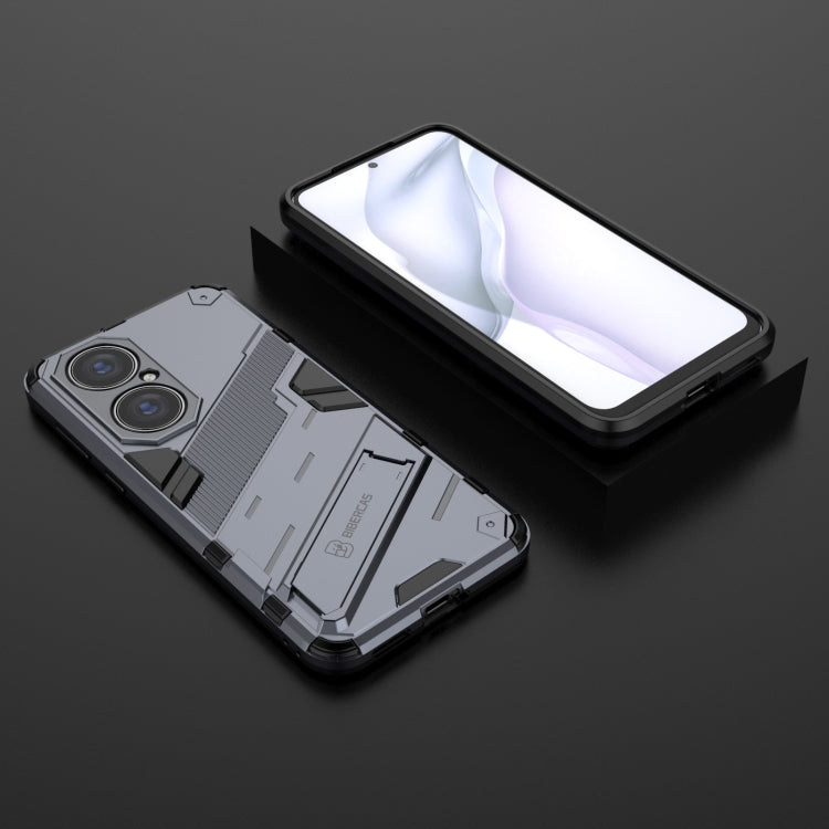 For Huawei P50 Punk Armor 2 in 1 PC + TPU Shockproof Case with Invisible Holder