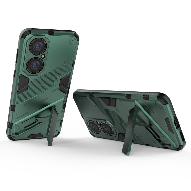 For Huawei P50 Punk Armor 2 in 1 PC + TPU Shockproof Case with Invisible Holder