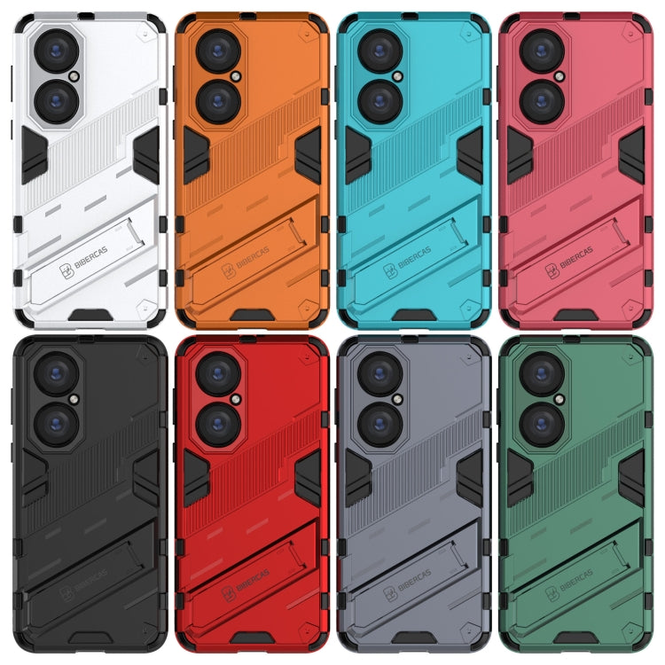 For Huawei P50 Punk Armor 2 in 1 PC + TPU Shockproof Case with Invisible Holder