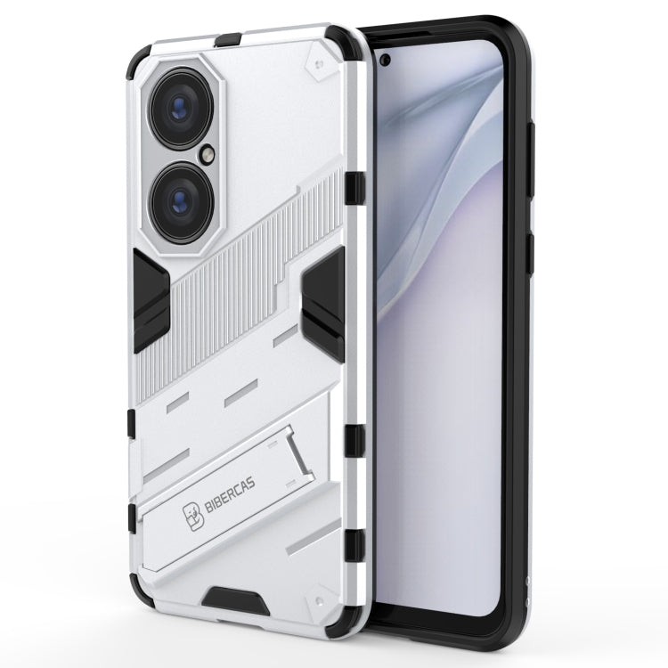For Huawei P50 Punk Armor 2 in 1 PC + TPU Shockproof Case with Invisible Holder
