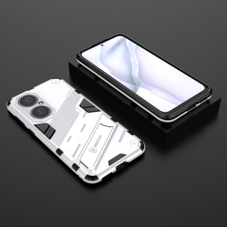 For Huawei P50 Punk Armor 2 in 1 PC + TPU Shockproof Case with Invisible Holder