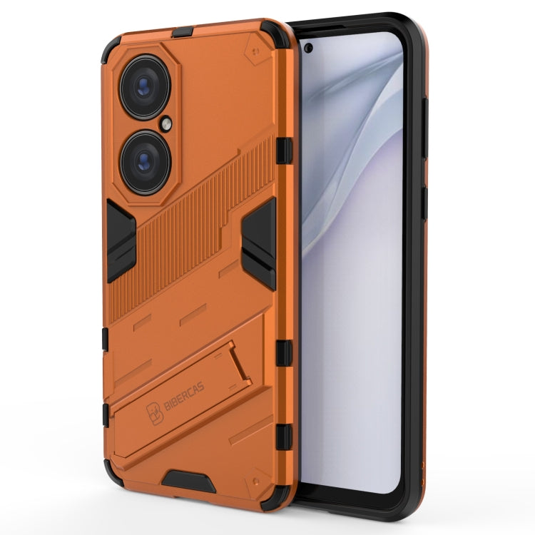 For Huawei P50 Punk Armor 2 in 1 PC + TPU Shockproof Case with Invisible Holder