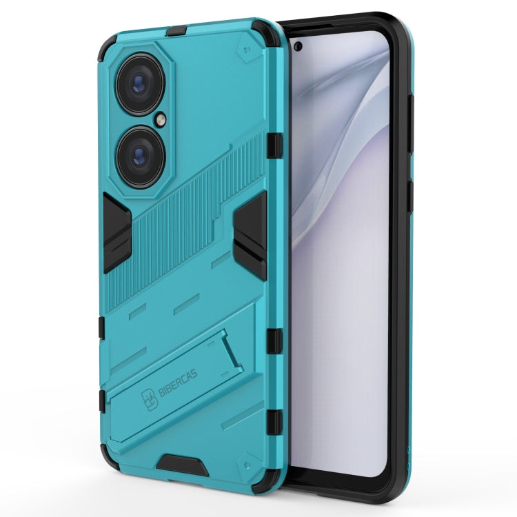 For Huawei P50 Punk Armor 2 in 1 PC + TPU Shockproof Case with Invisible Holder