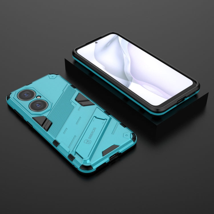 For Huawei P50 Punk Armor 2 in 1 PC + TPU Shockproof Case with Invisible Holder