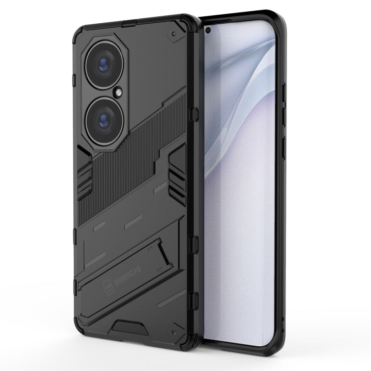 For Huawei P50 Pro Punk Armor 2 in 1 PC + TPU Shockproof Case with Invisible Holder