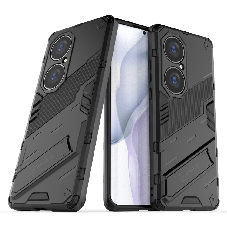 For Huawei P50 Pro Punk Armor 2 in 1 PC + TPU Shockproof Case with Invisible Holder