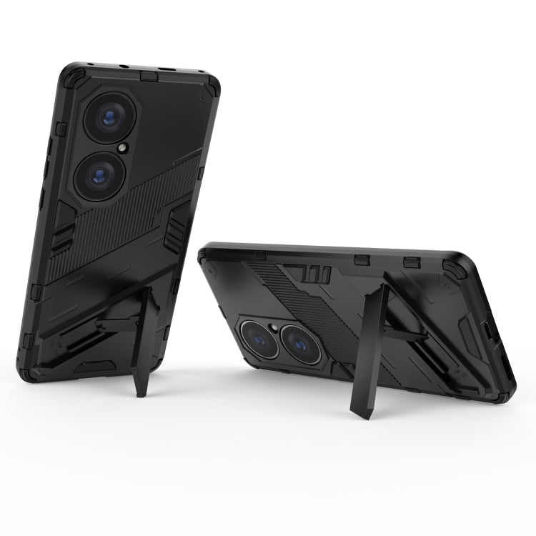 For Huawei P50 Pro Punk Armor 2 in 1 PC + TPU Shockproof Case with Invisible Holder