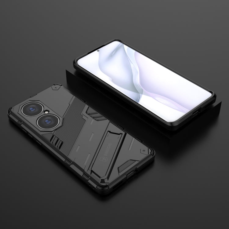 For Huawei P50 Pro Punk Armor 2 in 1 PC + TPU Shockproof Case with Invisible Holder