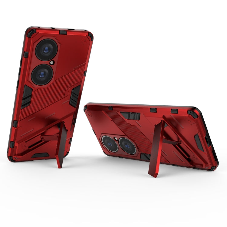 For Huawei P50 Pro Punk Armor 2 in 1 PC + TPU Shockproof Case with Invisible Holder
