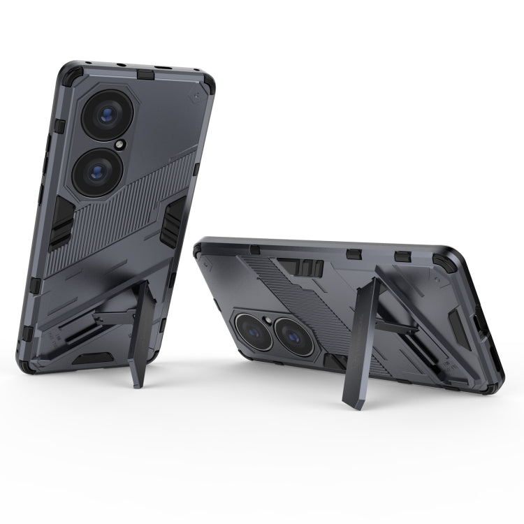 For Huawei P50 Pro Punk Armor 2 in 1 PC + TPU Shockproof Case with Invisible Holder