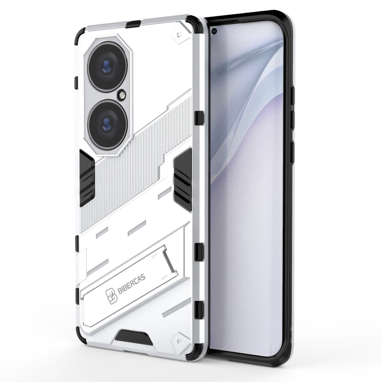 For Huawei P50 Pro Punk Armor 2 in 1 PC + TPU Shockproof Case with Invisible Holder