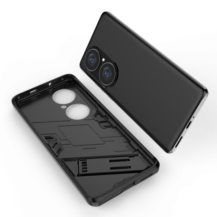 For Huawei P50 Pro Punk Armor 2 in 1 PC + TPU Shockproof Case with Invisible Holder