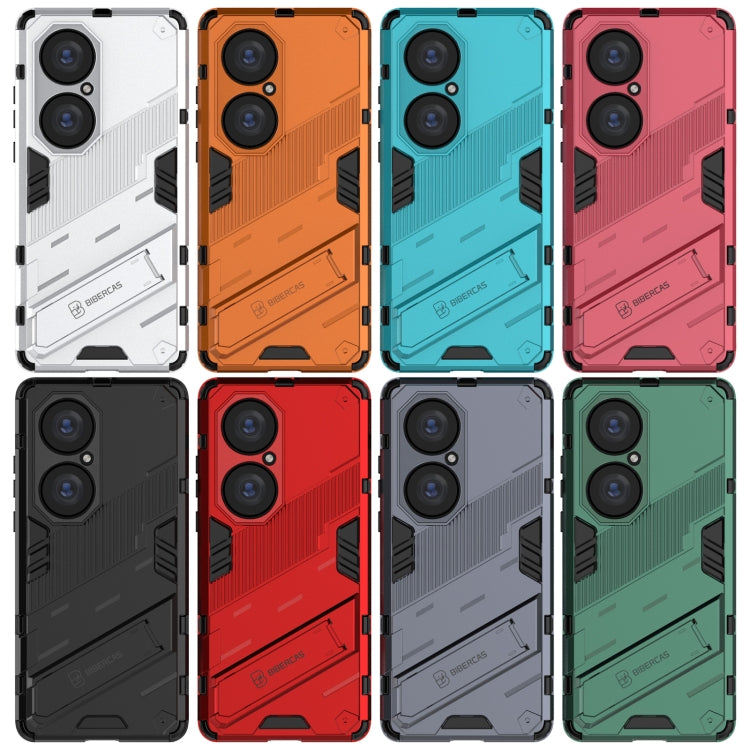 For Huawei P50 Pro Punk Armor 2 in 1 PC + TPU Shockproof Case with Invisible Holder