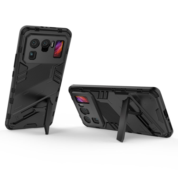 For Xiaomi Mi 11 Ultra Punk Armor 2 in 1 PC + TPU Shockproof Case with Invisible Holder