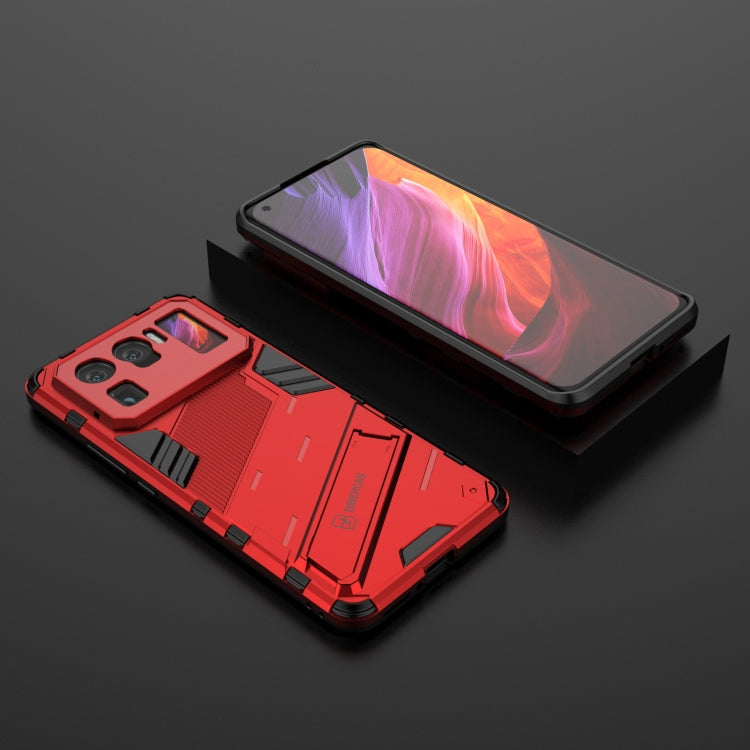 For Xiaomi Mi 11 Ultra Punk Armor 2 in 1 PC + TPU Shockproof Case with Invisible Holder