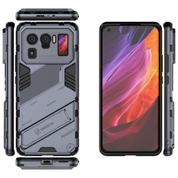 For Xiaomi Mi 11 Ultra Punk Armor 2 in 1 PC + TPU Shockproof Case with Invisible Holder