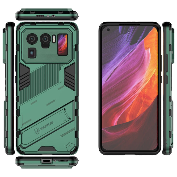 For Xiaomi Mi 11 Ultra Punk Armor 2 in 1 PC + TPU Shockproof Case with Invisible Holder