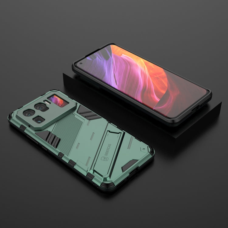 For Xiaomi Mi 11 Ultra Punk Armor 2 in 1 PC + TPU Shockproof Case with Invisible Holder