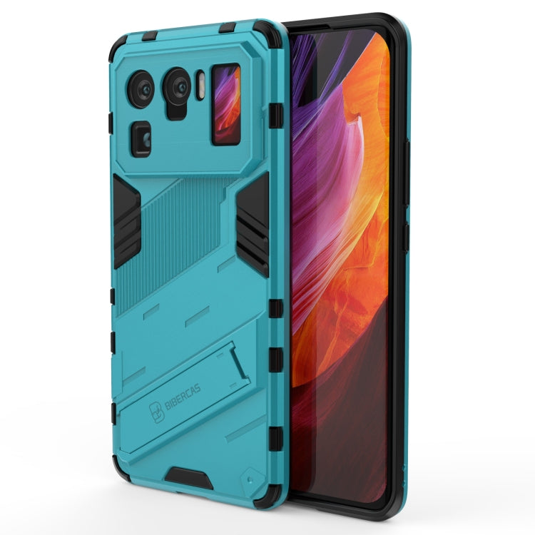 For Xiaomi Mi 11 Ultra Punk Armor 2 in 1 PC + TPU Shockproof Case with Invisible Holder