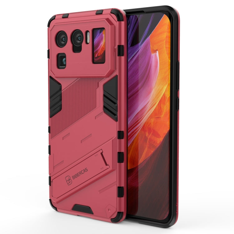 For Xiaomi Mi 11 Ultra Punk Armor 2 in 1 PC + TPU Shockproof Case with Invisible Holder